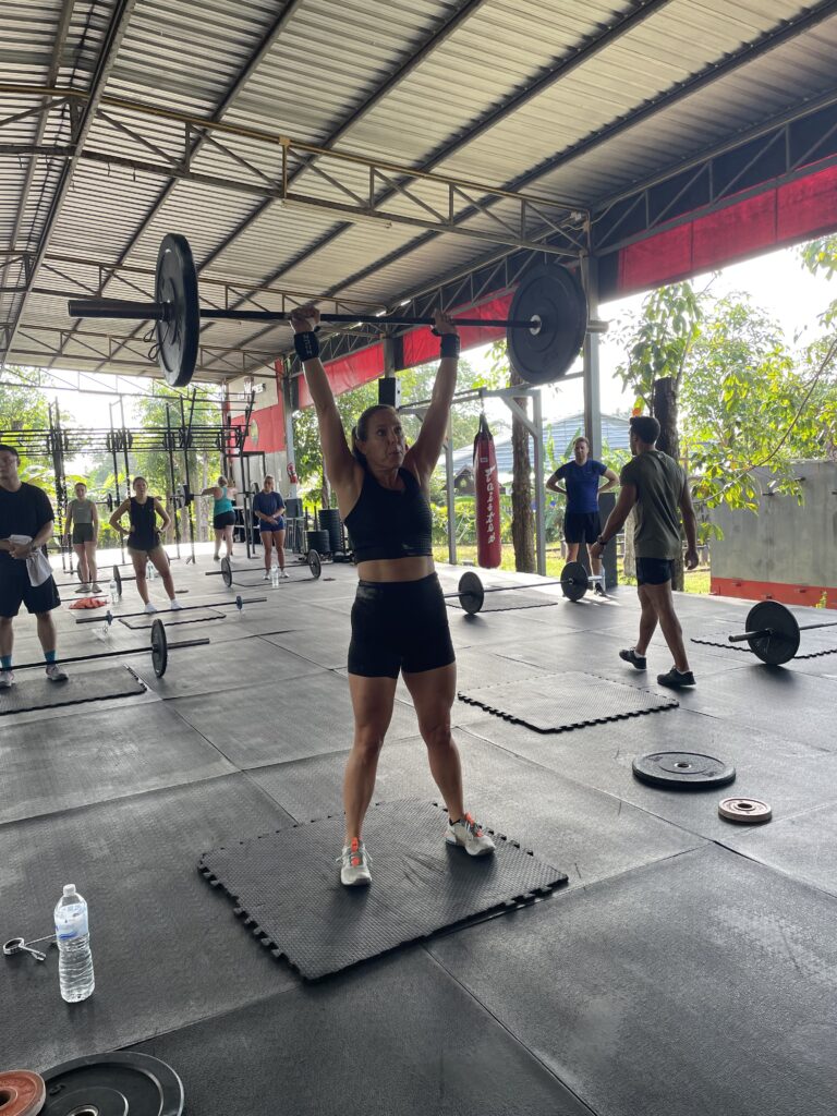 Krachttraining fitness reizen Thailand