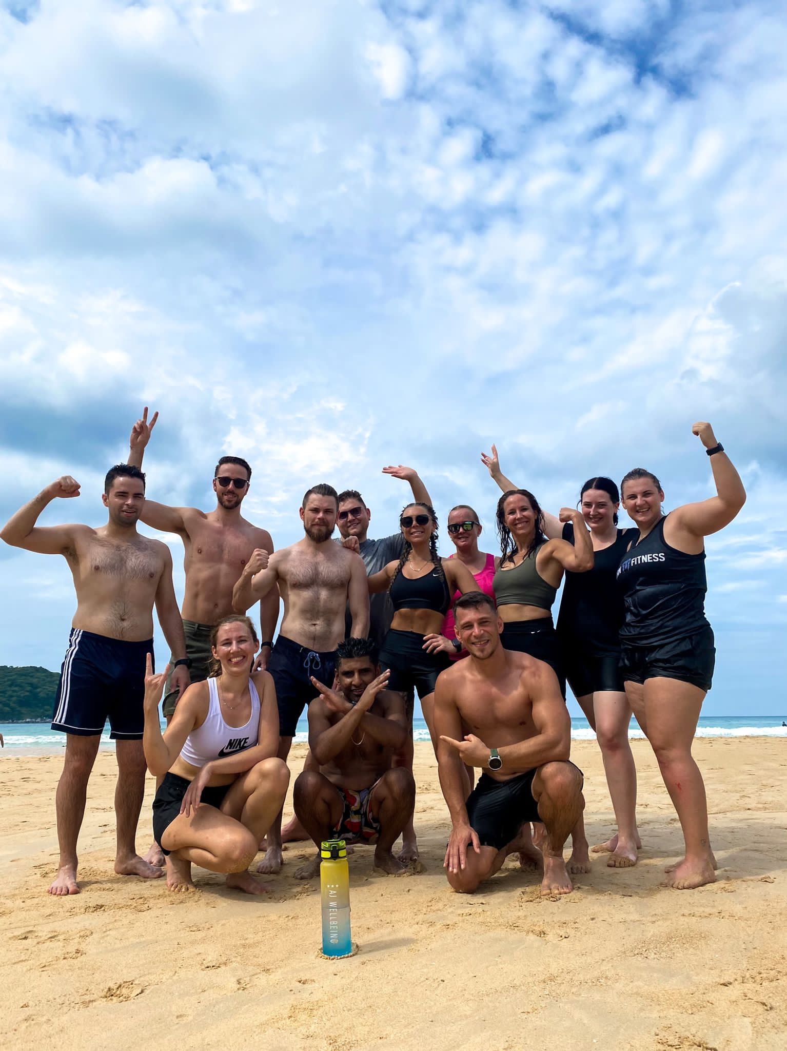 Fitnessvakantie. Thailand, Workout op het strand