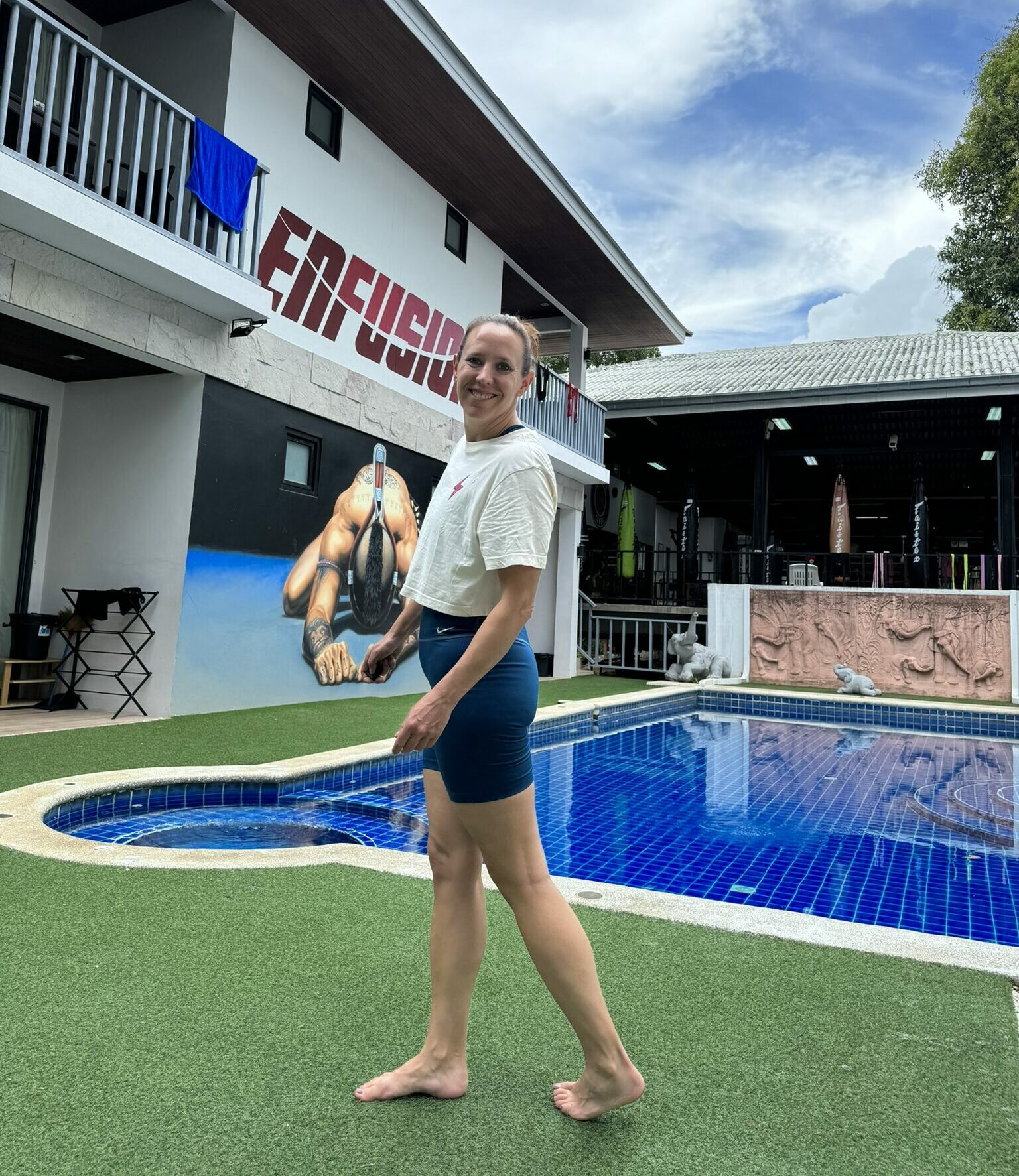 Zwembad fitness kamp koh samui thailand