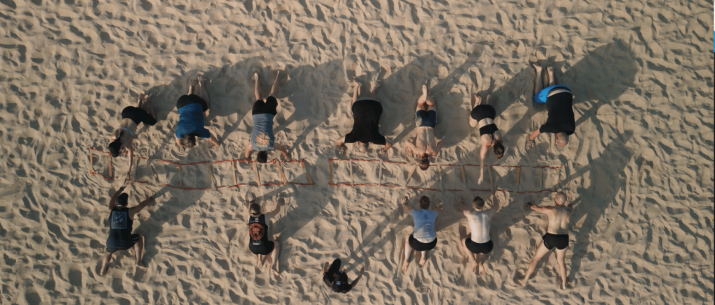 Op trainingskamp met overgewicht