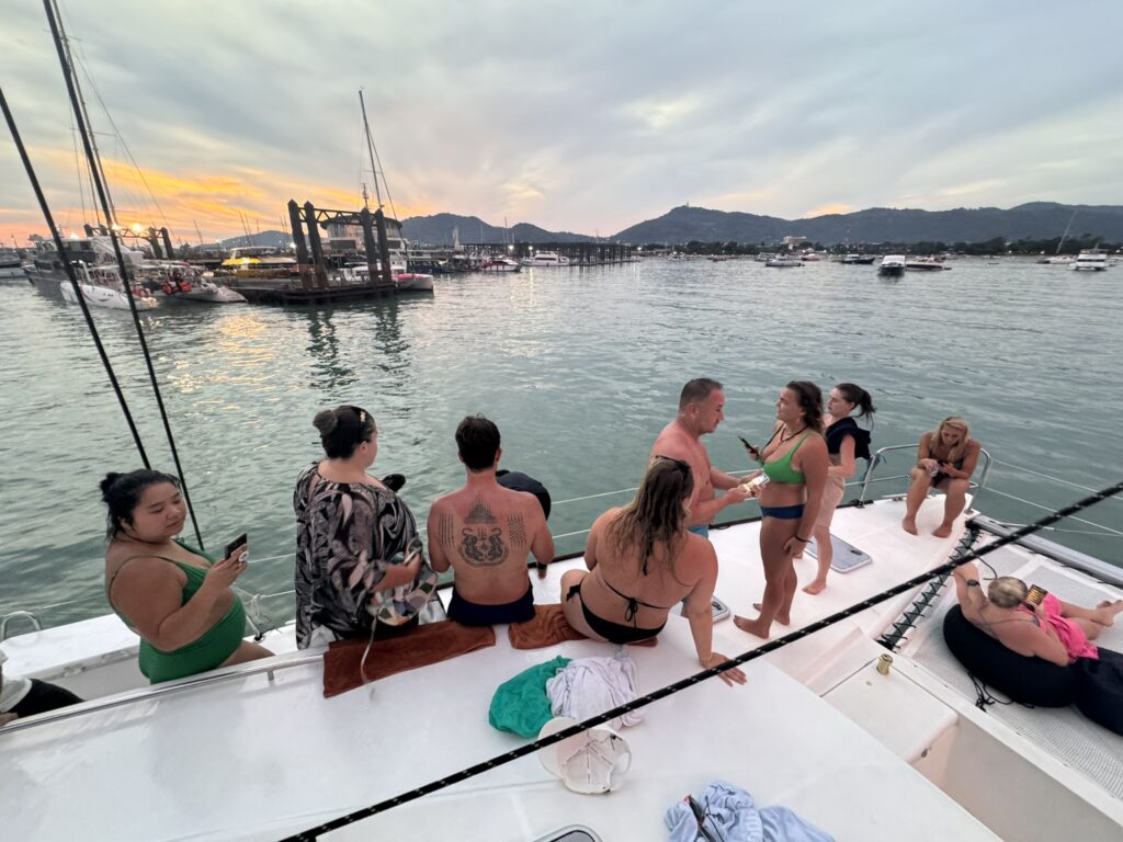 Catamaran tocht fitnessreizen