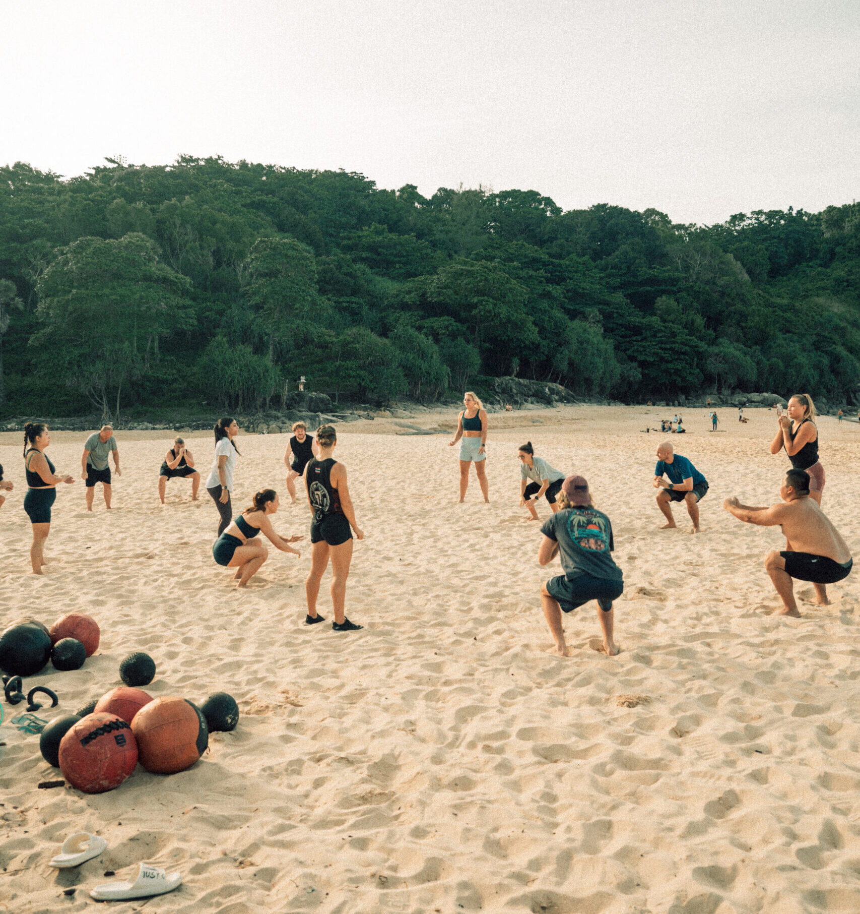 Fitness kamp phuket. sporten op vakantie