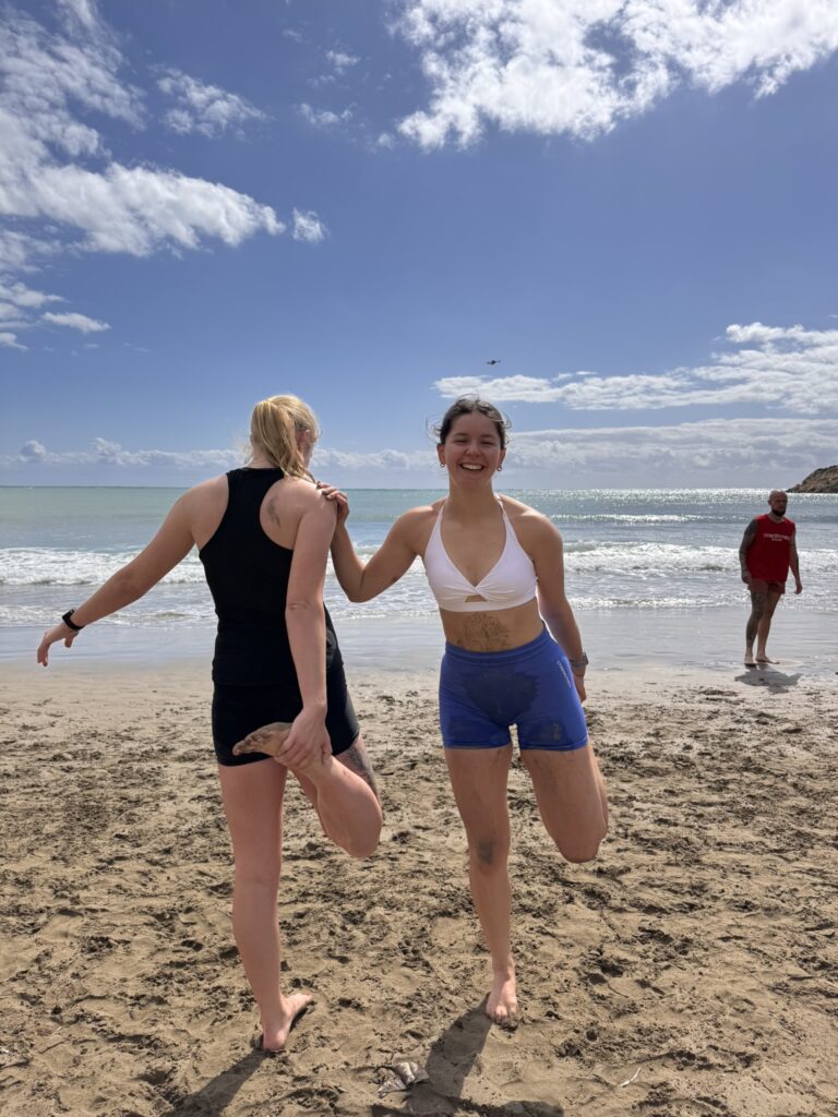 Lisa Gardeslen Fitnessreizen beachtraining