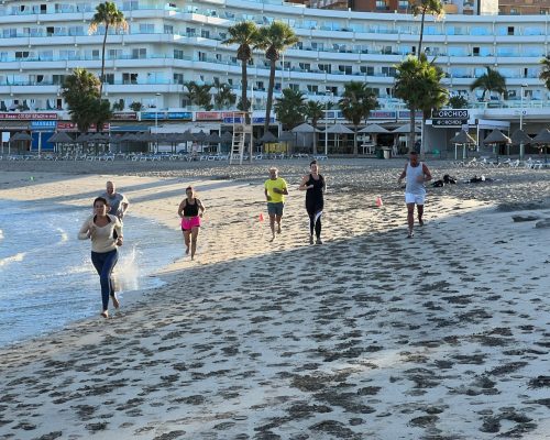 beach workout tenerife - HIIT - fitnessreizen - trainingskamp afvallen