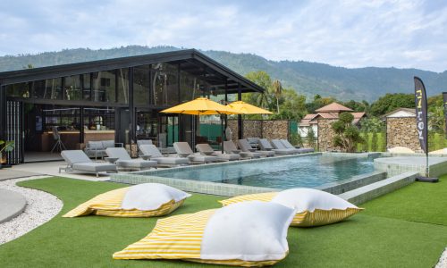 Fitnesskamp Koh Samui zwembad resort lamai
