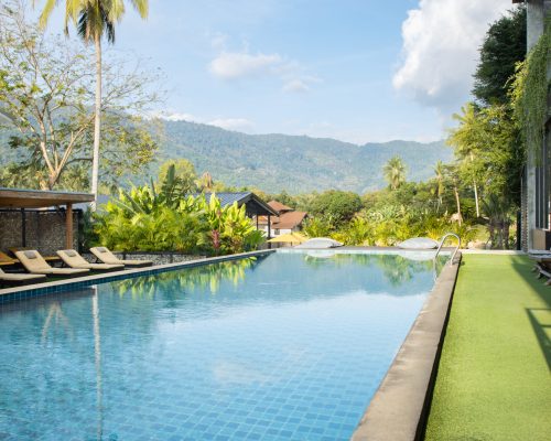 Zwembad fitnesskamp koh samui